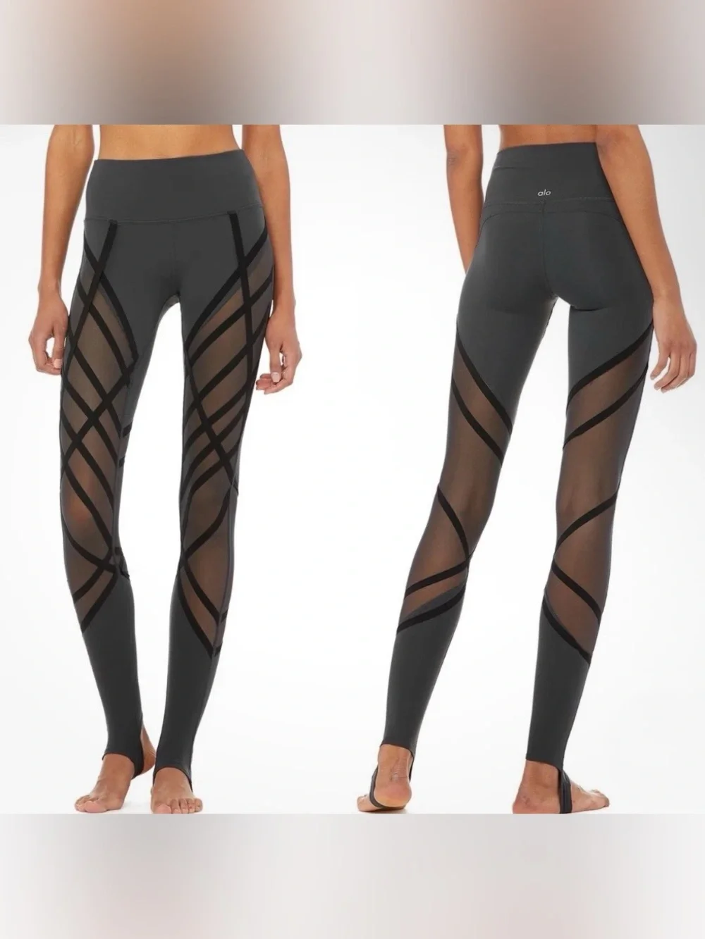 ALO Yoga High-Waist wrap stirrup legging